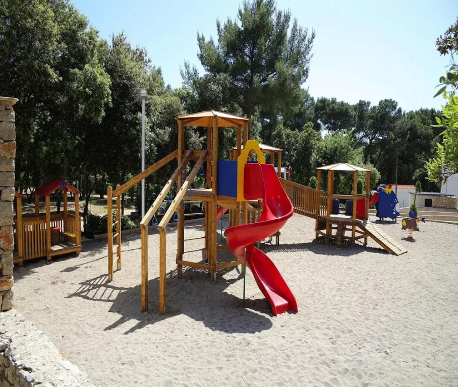 Mobile Homes in Camp Soline at Biograd, With Sand