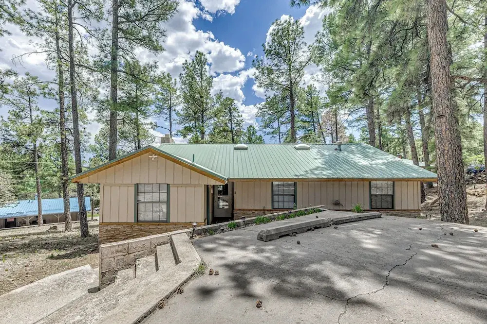 1 Block to Hiking: Ruidoso Home w/ Game Room