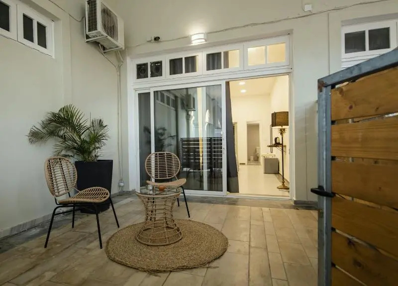 Standard Family room with balcony and with garden view