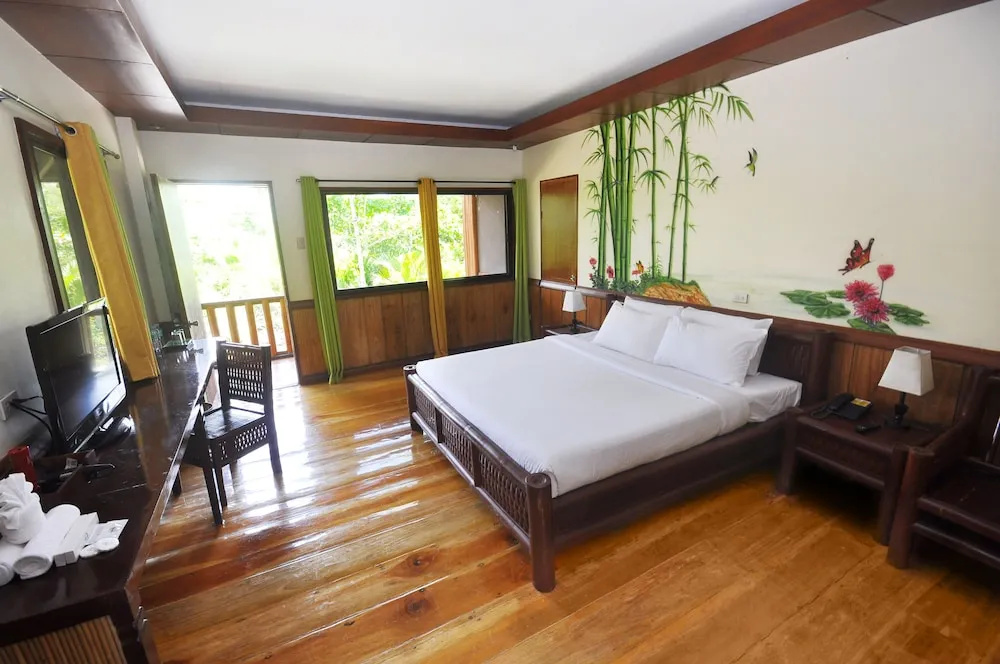 Standard room with balcony and with land view