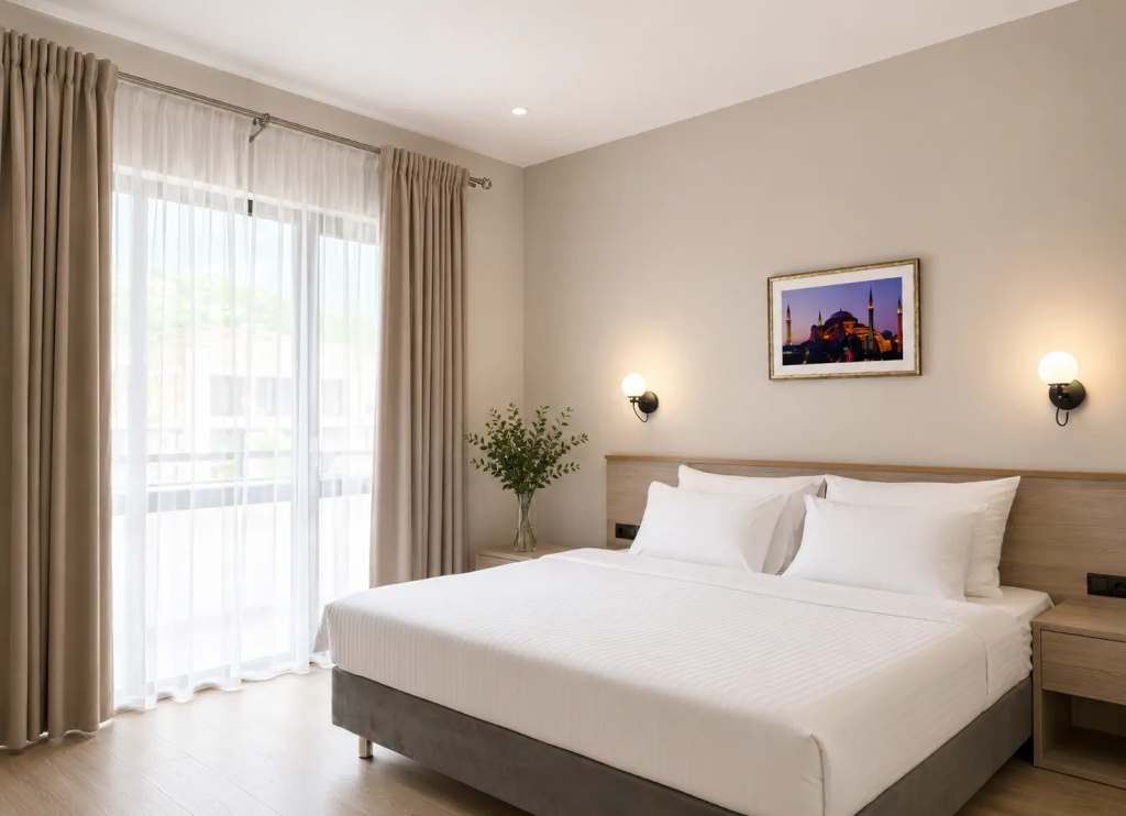 Standard room with balcony and with sea view