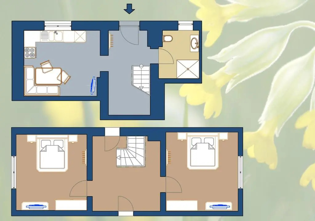 Apartment with mountain view