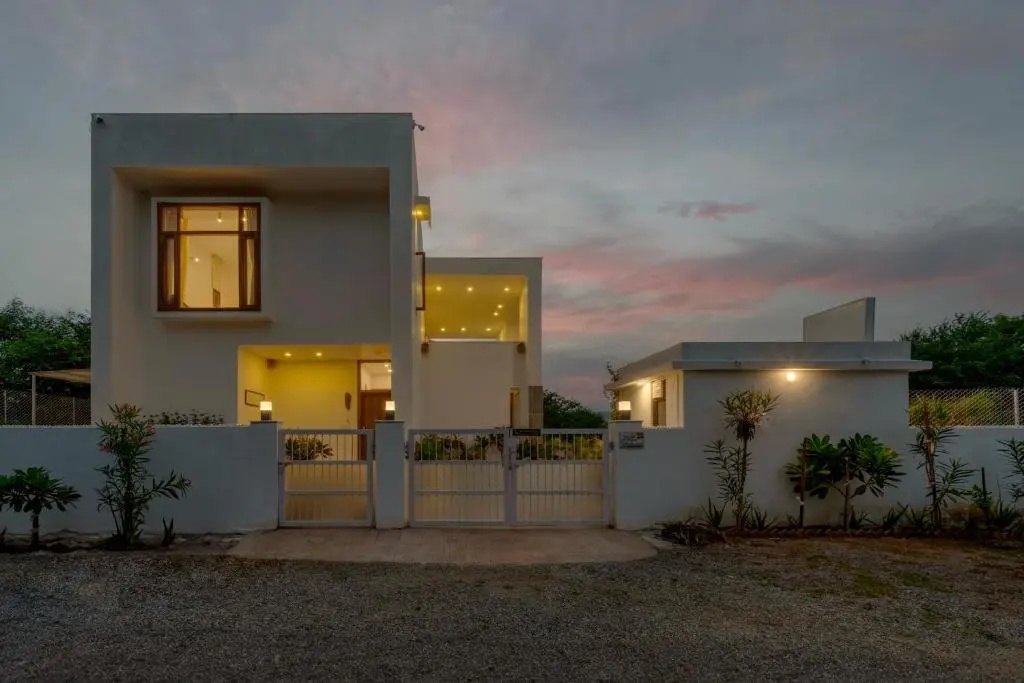 SaffronStays Villa Bougain - 2BR hill-view villa with plunge pool, Veg BBQ, birdwatching & serene ga