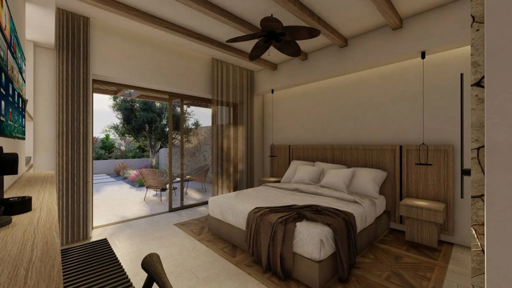 Bungalow with garden view