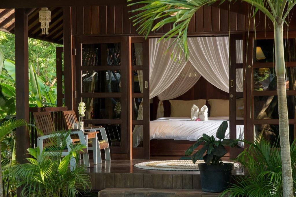 Двухместный номер Deluxe двуспальная кровать в Exclusive Bali Bungalows