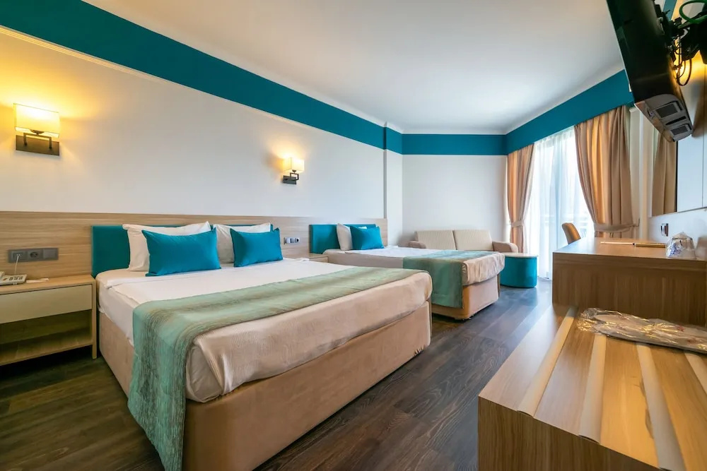 Hotel room with land view