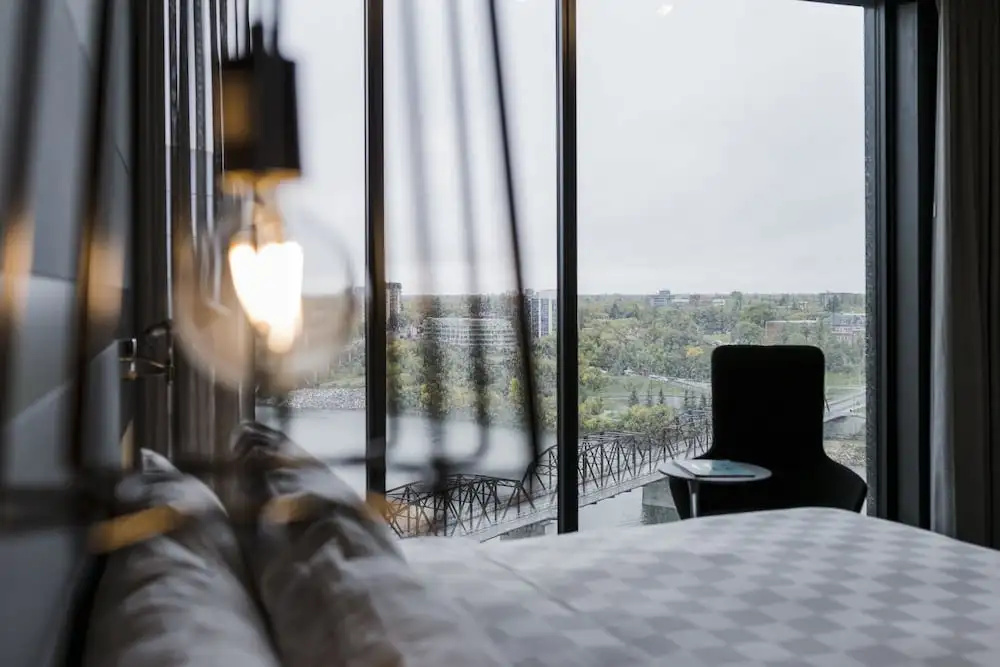Standard Double room with river view (full double bed)