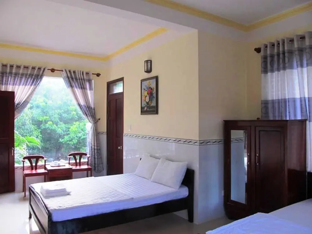 Family Bungalow with balcony and with garden view