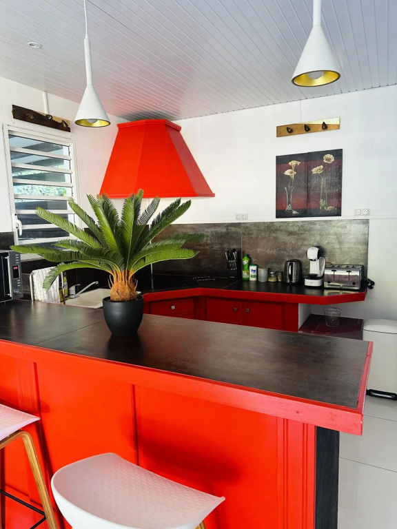 Afficher la photo 7 — Maison d'une chambre avec piscine partagee terrasse amenagee et wifi a Sainte Rose a 5 km de la plage