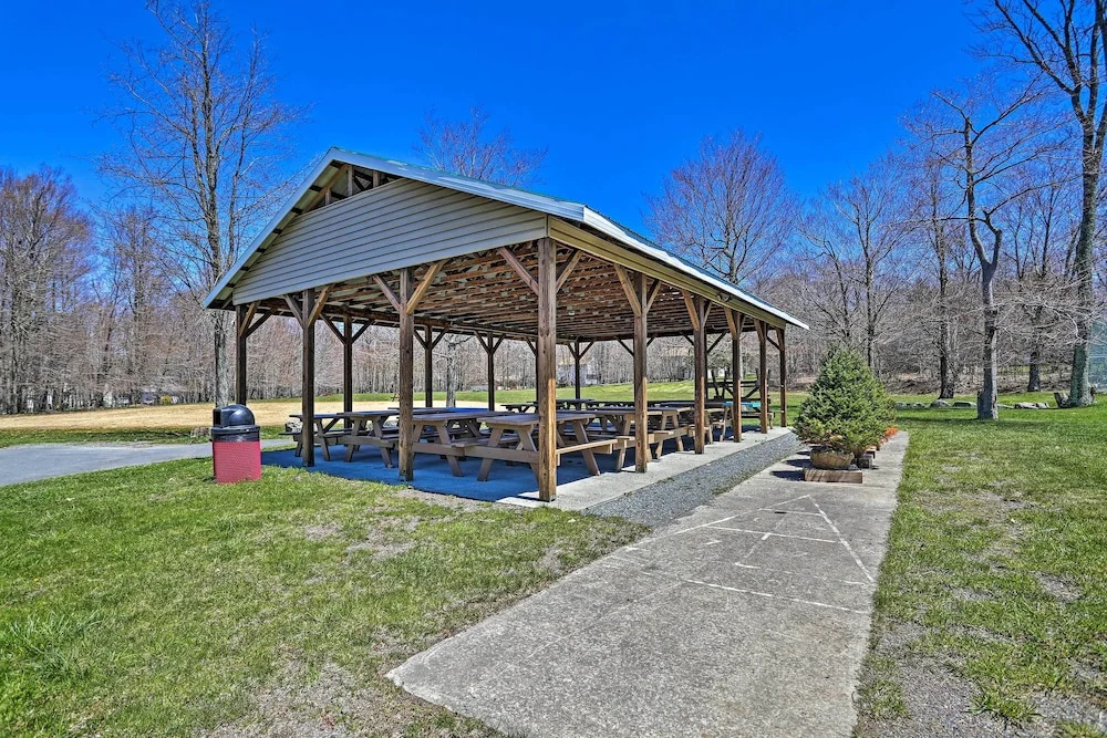 Community Perks: Family Poconos Home w/ Deck!