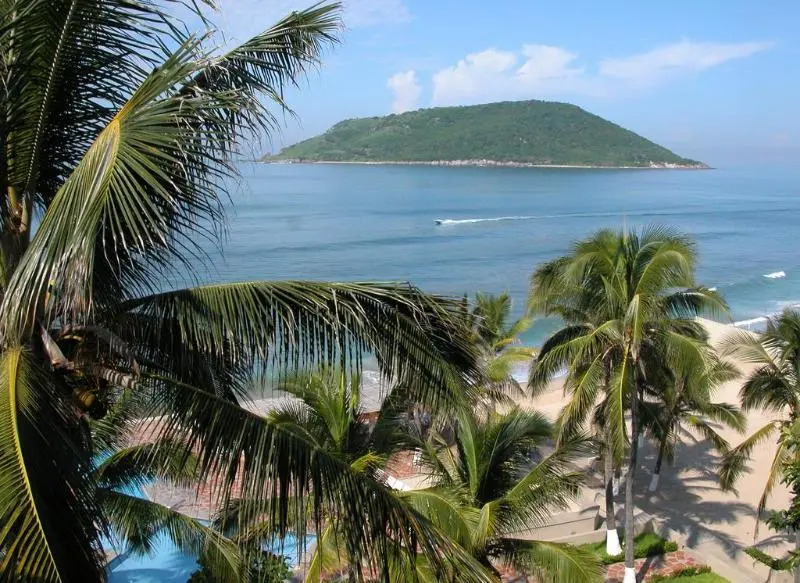 Двухместный номер Superior с видом на море двуспальная кровать в The Palms Resort of Mazatlan
