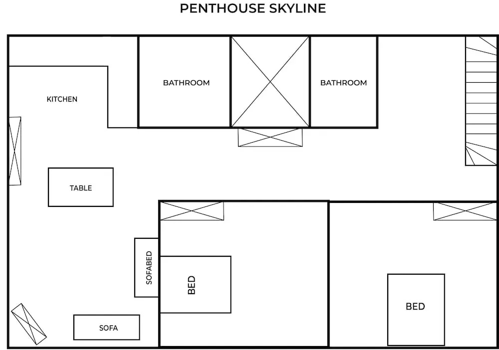 Penthouse Skyline by Loft Affair