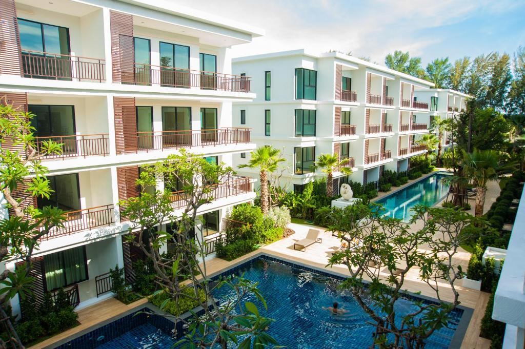 Студия с видом на бассейн в The Title KR Beach Condotel Rawai Phuket