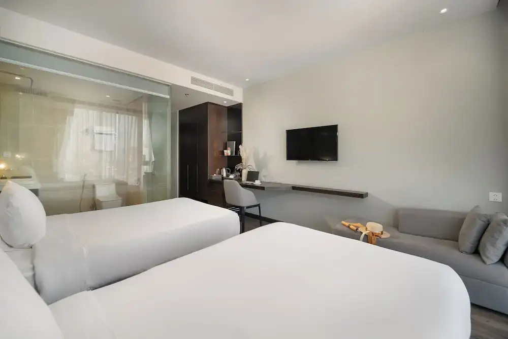 Deluxe Double room with city view (twin beds)