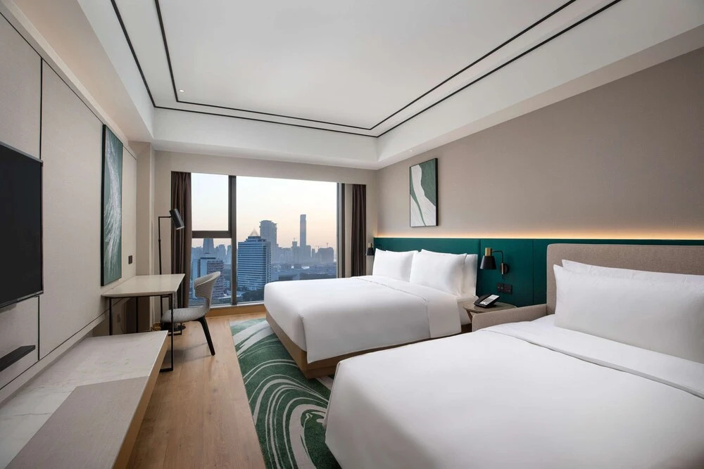 Двухместный номер Standard двуспальная кровать в Hilton Garden Inn Xiamen Bailuzhou Park