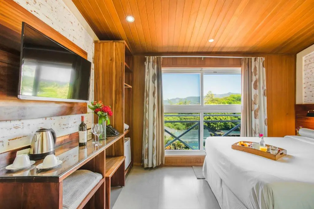 豪華雙人房，配有雙人床