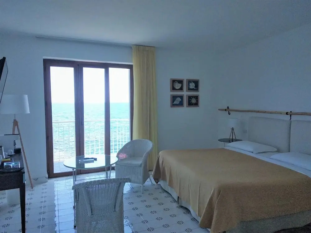 1 Bedroom Standard Double room with balcony and with sea view (full double bed)