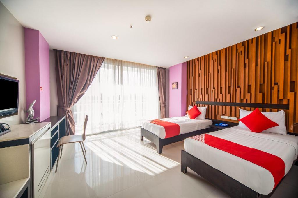 Двухместный номер Deluxe двуспальная кровать в I Dee Hotel
