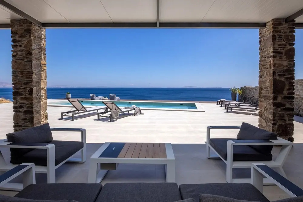 Aegean Whispers Sea Front Villa in Tinos