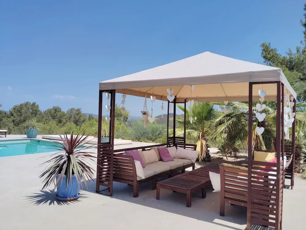 San Josep 6-bed Villa, Sleeps 14, Pool & Sea View