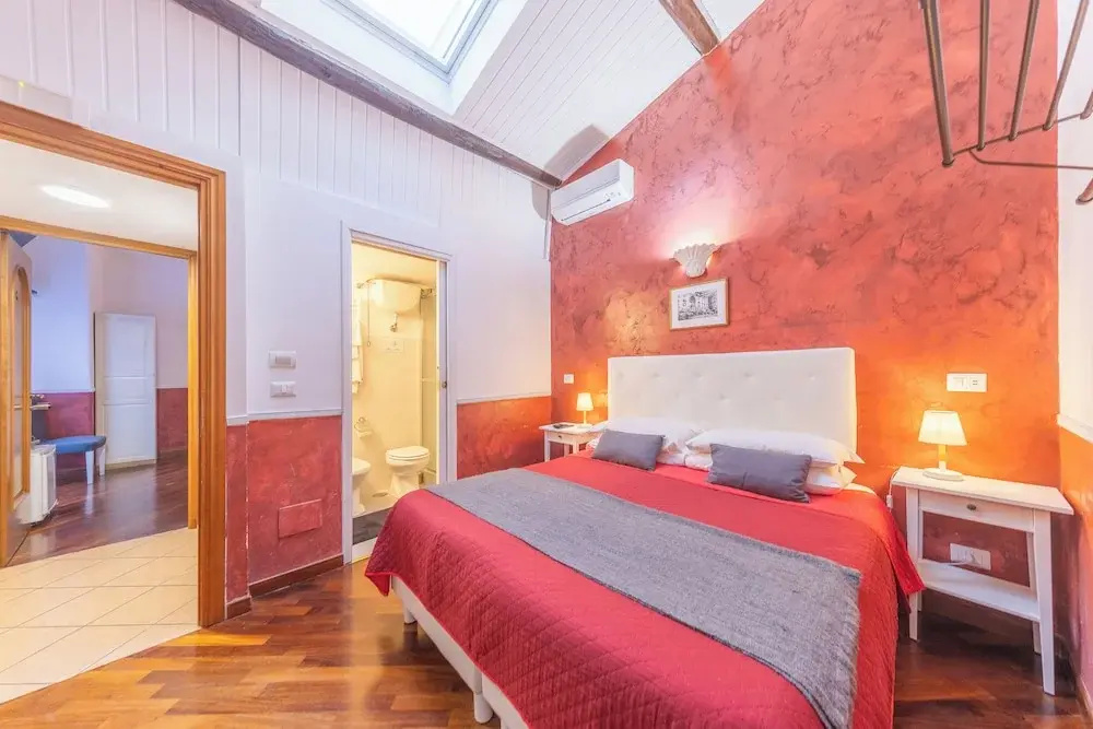 Room-skylight Double Room in History Hou