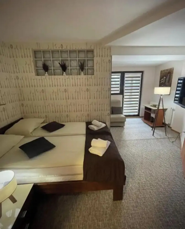 Standard Double room with lake view (full double bed)