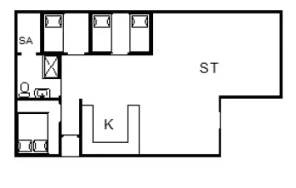 4 Person Holiday Home in Norre Nebel