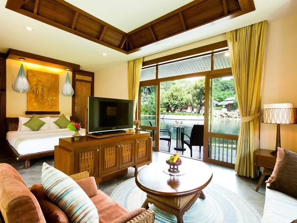 Двухместная вилла Deluxe двуспальная кровать в Sibsan Resort & Spa Maeteang
