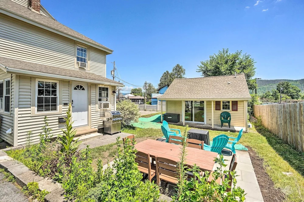 Walk to Lake George: Family Escape w/ Game Room!