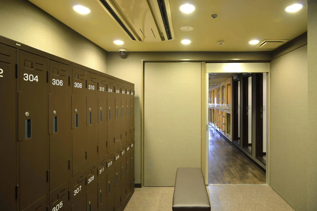 Capsule Hotel B&S Eco-Cube Shinsaibashi 사진 14