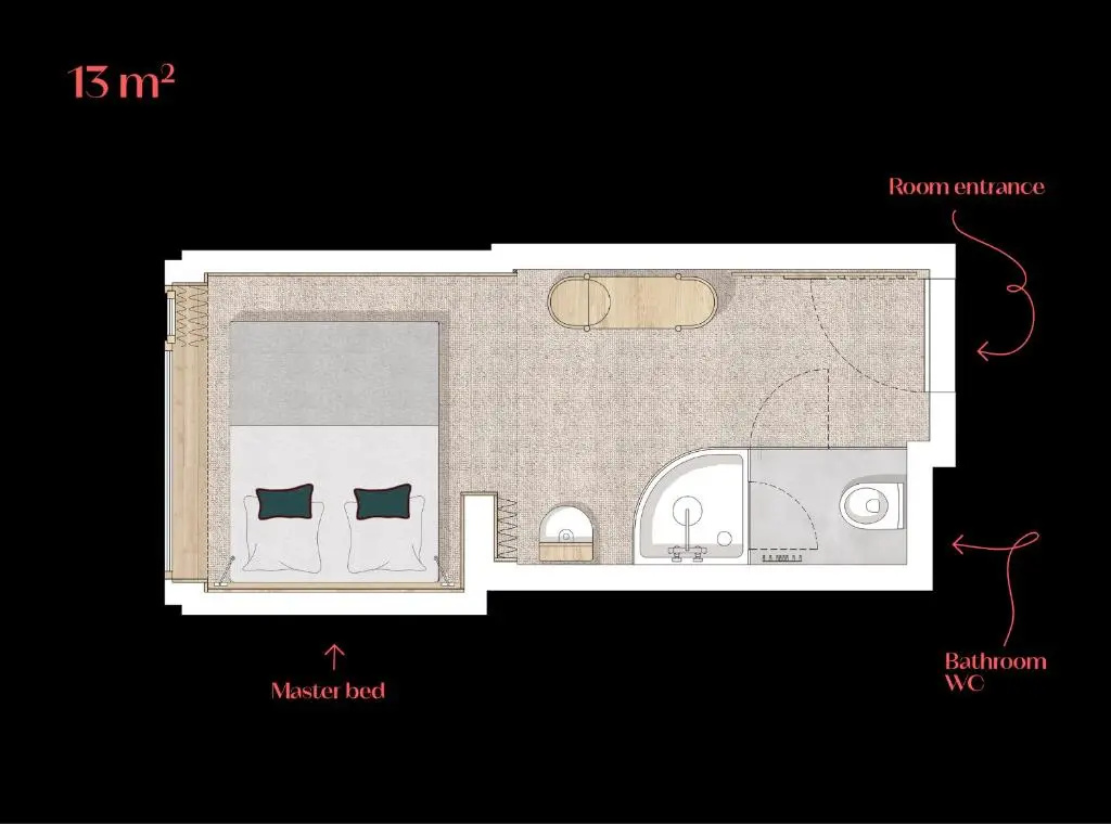 Carina, Hotel - Chambres