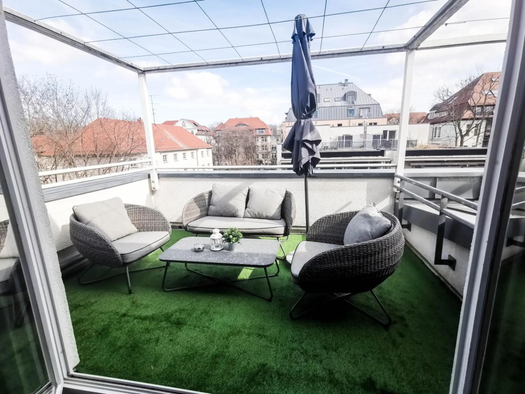 Leipzig Residenz Goethe Apartment mit Whirlpool und 2 Dachterrassen — фото 6