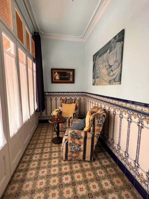 Superior Double room with balcony and with courtyard view (full double bed)