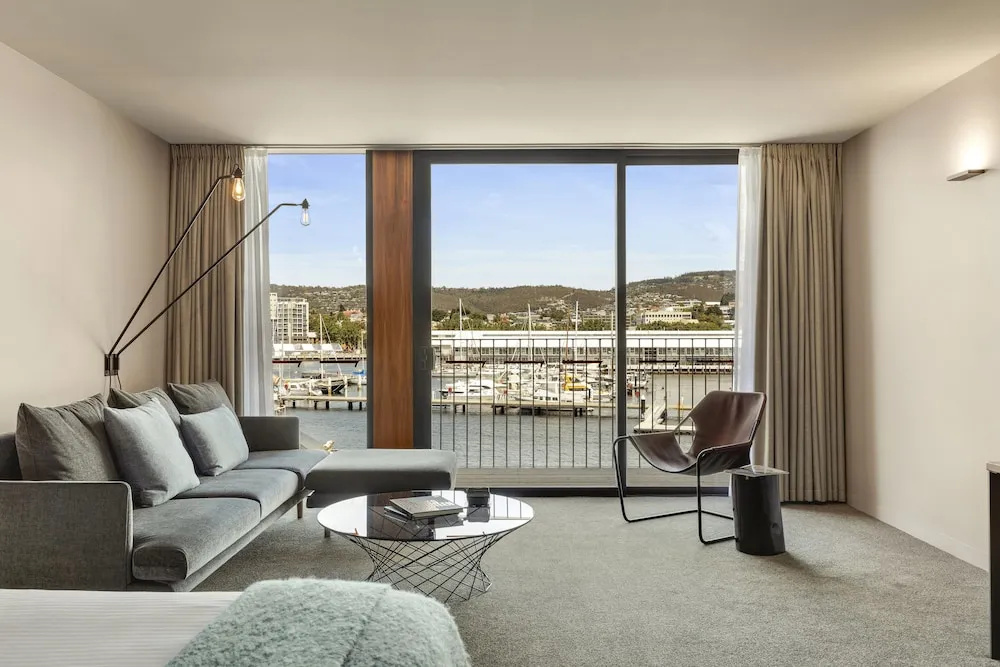 Superior room with balcony and with water view
