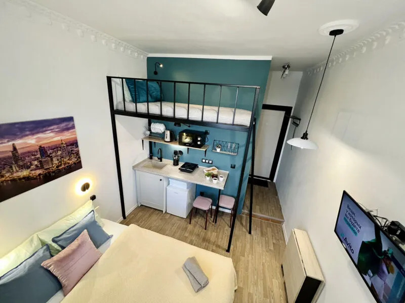 Апартаменты c 1 комнатой в GrafFiti