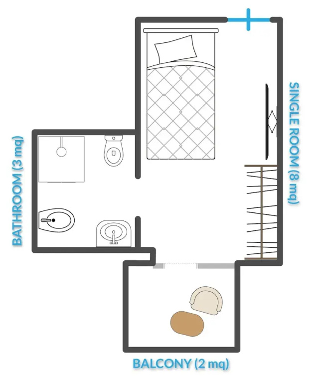 Hotel The One - Chambres