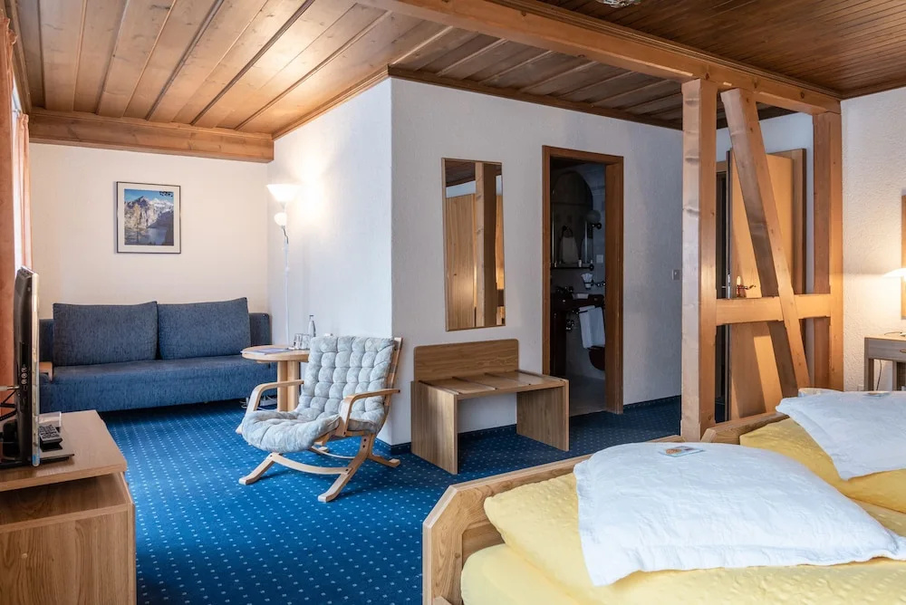 Hotel Ermitage Kandersteg - Chambres