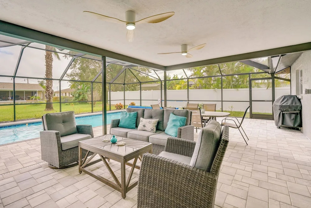 Screened Lanai & Pool: Remodeled Cape Coral Home!