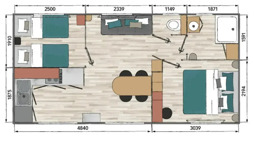 Vias Caravan Park Camping for 6