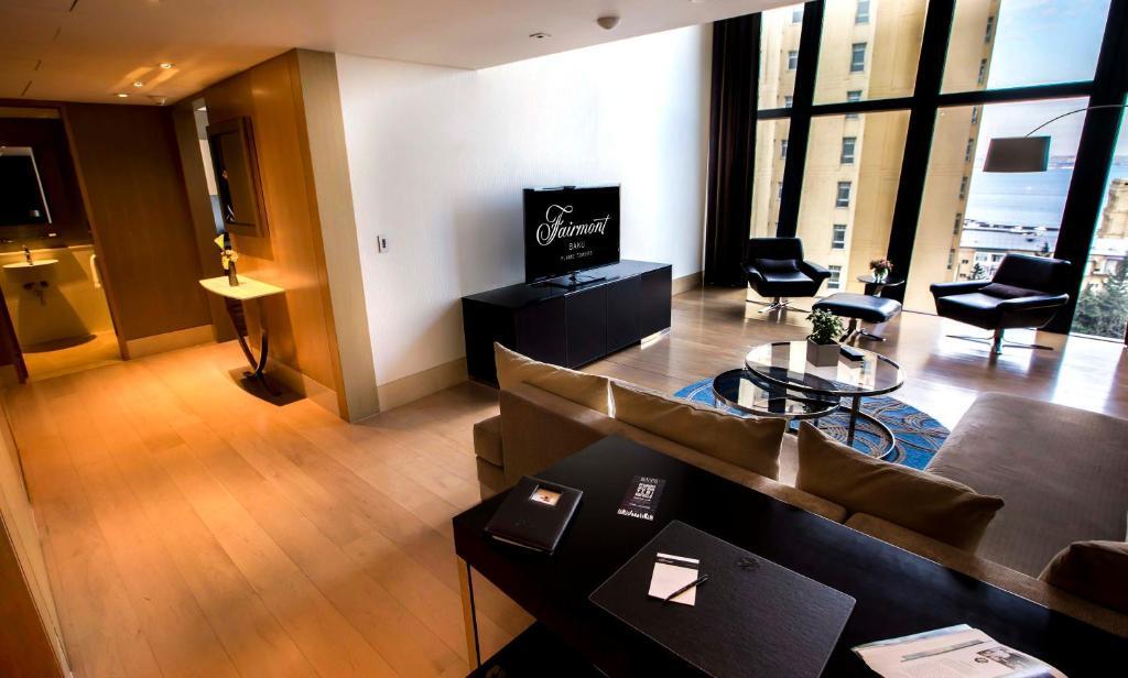 Апартаменты Дуплекс c 1 комнатой с видом на море в Fairmont hotel