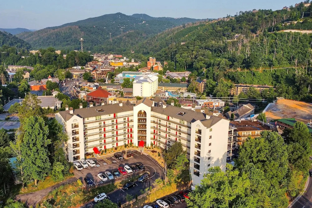 Pool, Views & Steps to Town: Chic Gatlinburg Condo