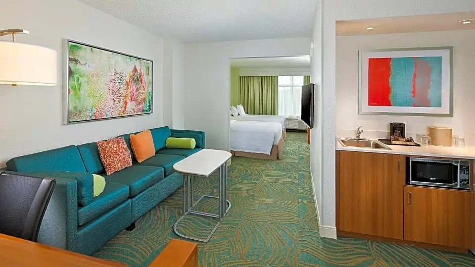 SpringHill Suites by Marriott Orlando Lake Buena Vista in the Marriott Village - Chambres