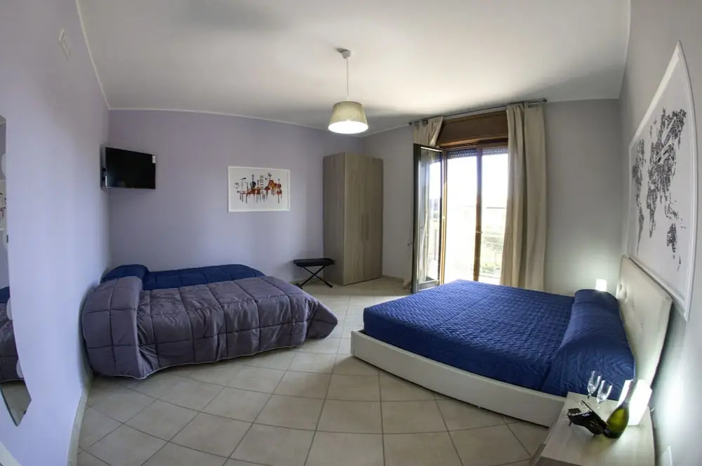 Standard Quadruple room with balcony