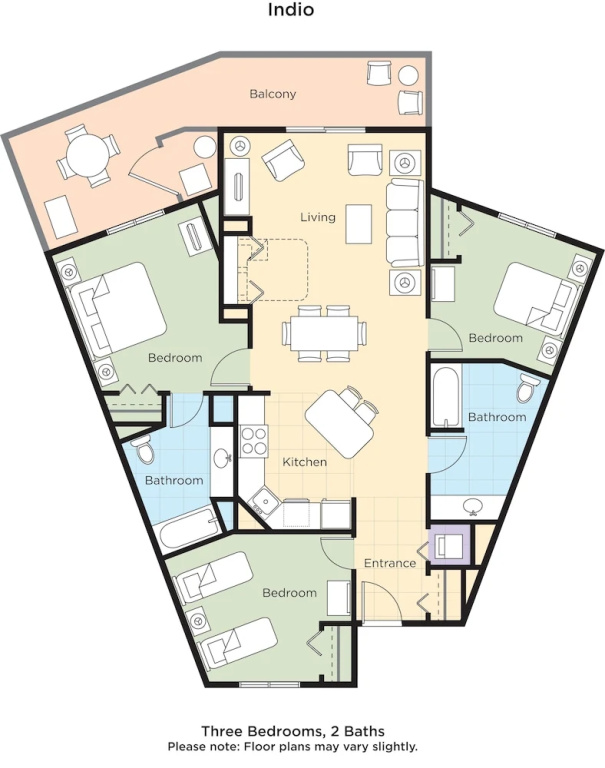 3 Bedrooms Deluxe room