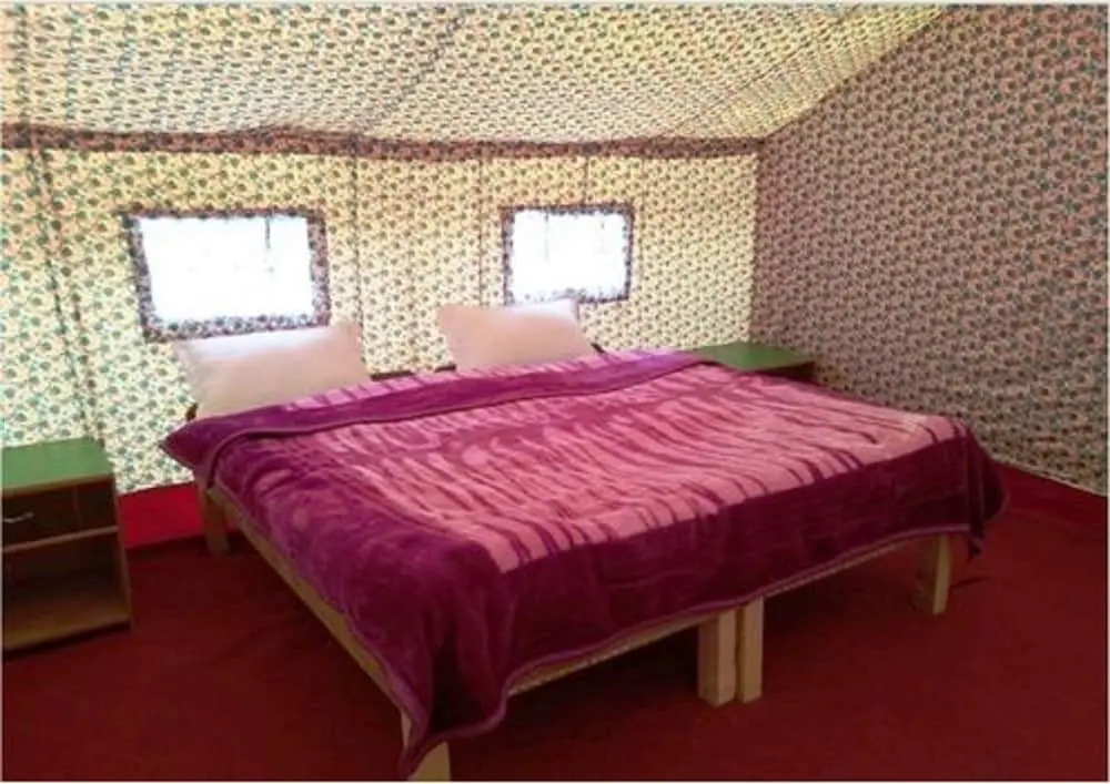 Tent with mountain view (full double bed)