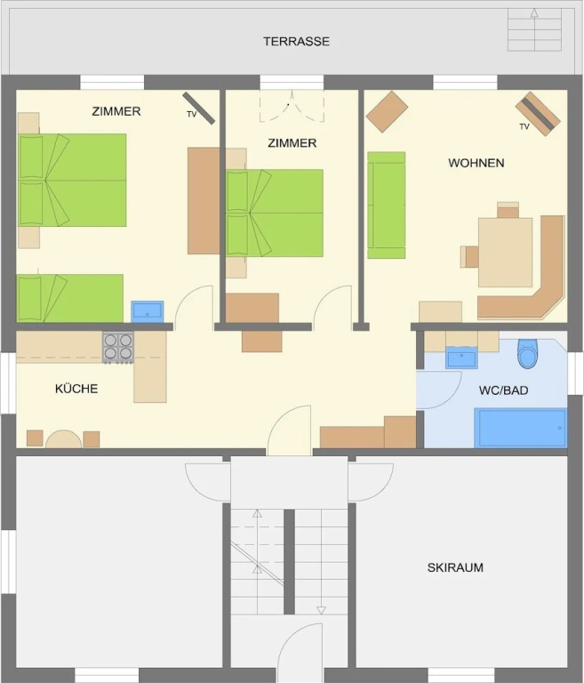 2 Bedrooms Basement Apartment