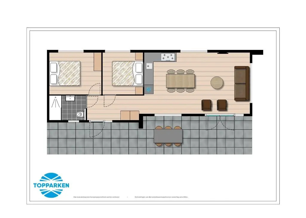 TopParken Resort Bosvallei - Chambres