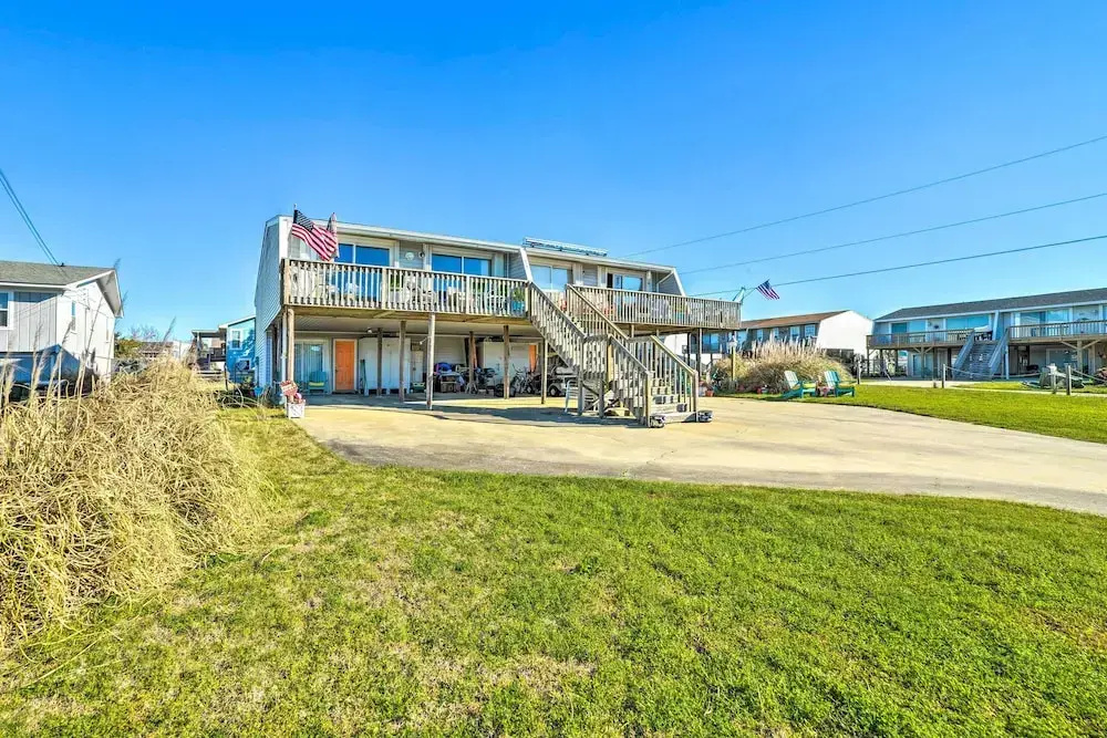 Coastal Atlantic Beach Duplex < 1 Mi to Boardwalk!
