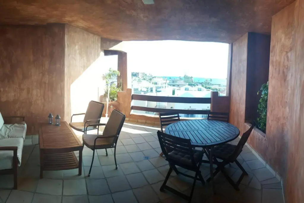 Bel appartement avec vue sur mer