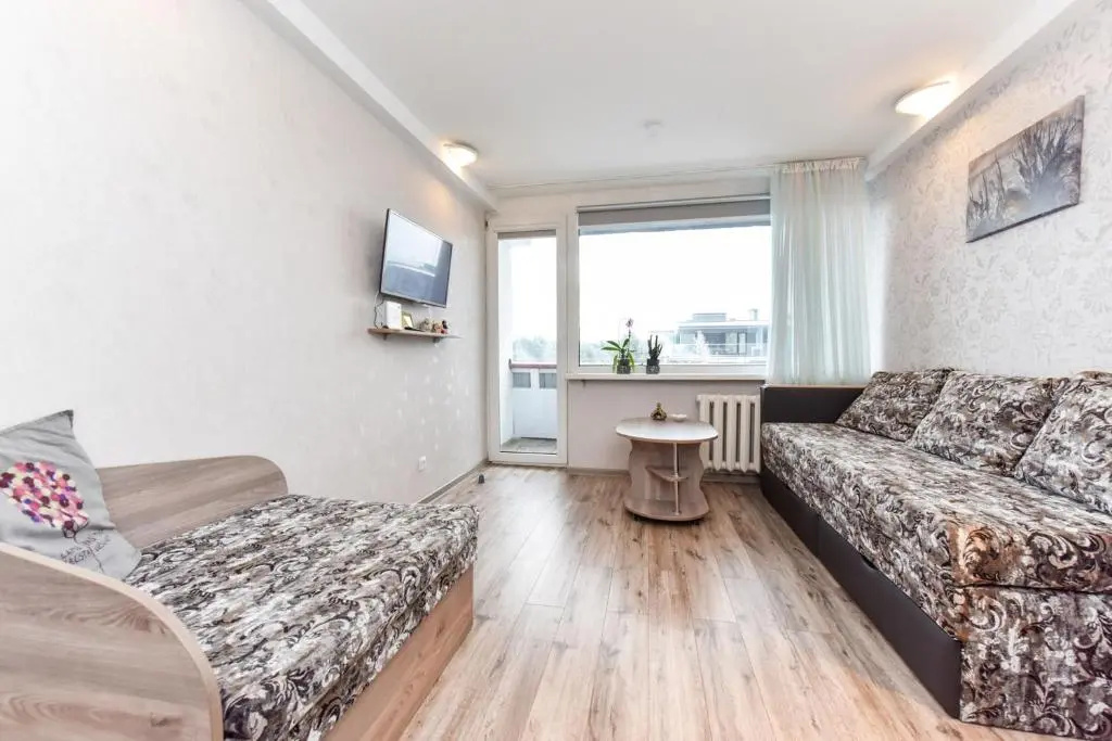 Studio with balcony